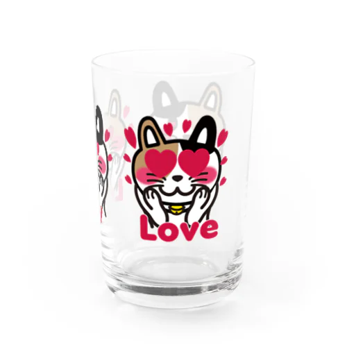 ねこLove Water Glass