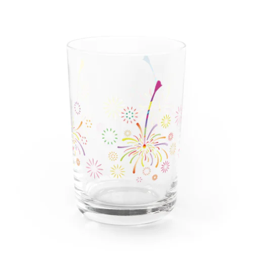 きらめく線香花火 Water Glass