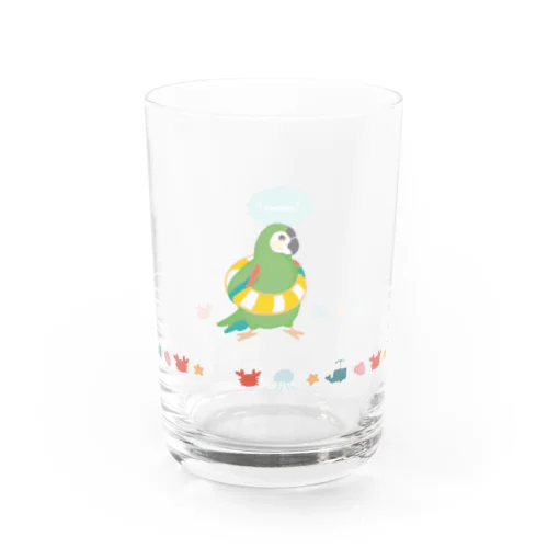 サマーインコ（ヒメコンゴウ） Water Glass