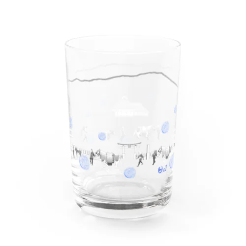 チャグチャグ馬コ行列 グラス 青 Water Glass