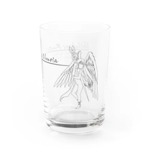 シルフィース（つばさ,黒字） Water Glass