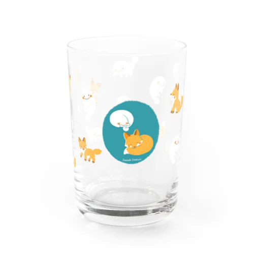 さらまんだーとキツネ Water Glass