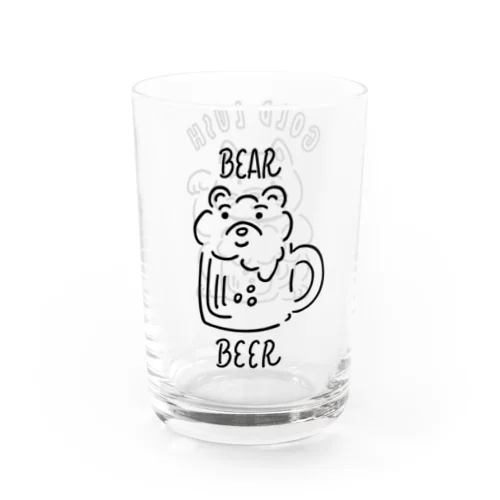 I LOVE BEER Water Glass