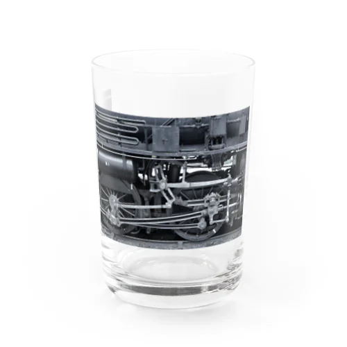 C56形蒸気機関車の動輪 （モノクロフォト） Water Glass