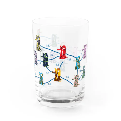 Social distance D Water Glass