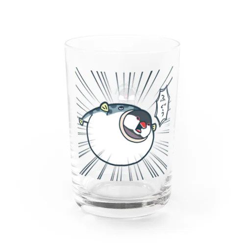 海のことり《ふぐ文鳥》 Water Glass