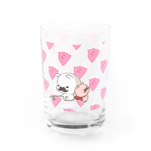 ひげうささん。つんつんタイプ Water Glass