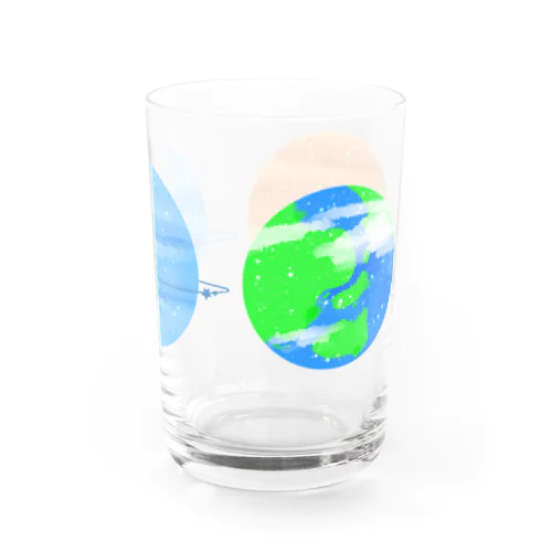 宇宙・惑星イラスト Water Glass