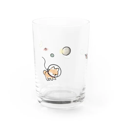 宇宙のしばいぬ Water Glass