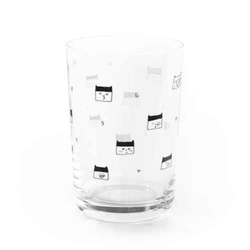 くろみみぼうしのみみちゃん　文字つき Water Glass