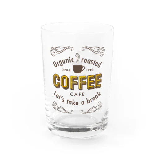 コーヒー カフェ Water Glass