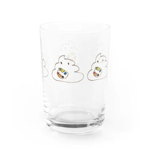 うんこの「あ」 Water Glass