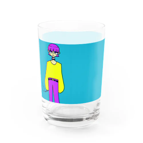 colorful Water Glass