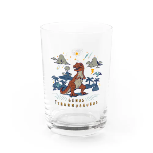 ぼくのティラノサウルス Water Glass