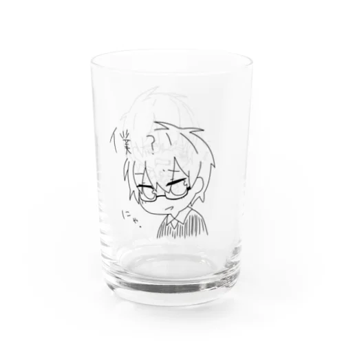 えんぴつ君のグラス Water Glass