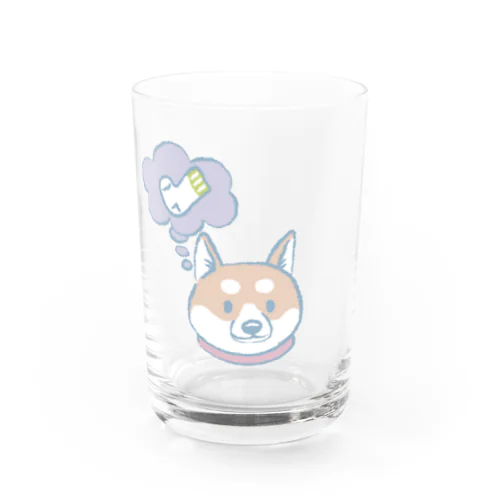 イヌちゃんグラス thinking Water Glass