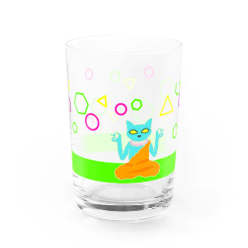 ネコ神〜空間にて〜 Water Glass