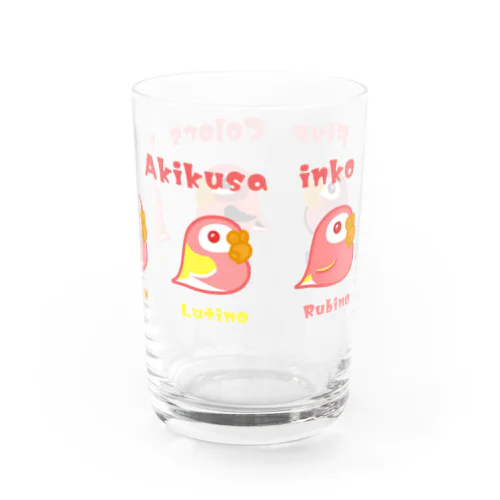 SDアキクサインコ グラス Water Glass