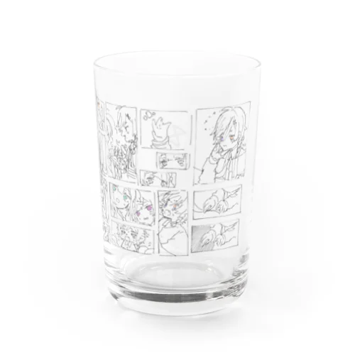 椎名誕生日らしいなグラス Water Glass