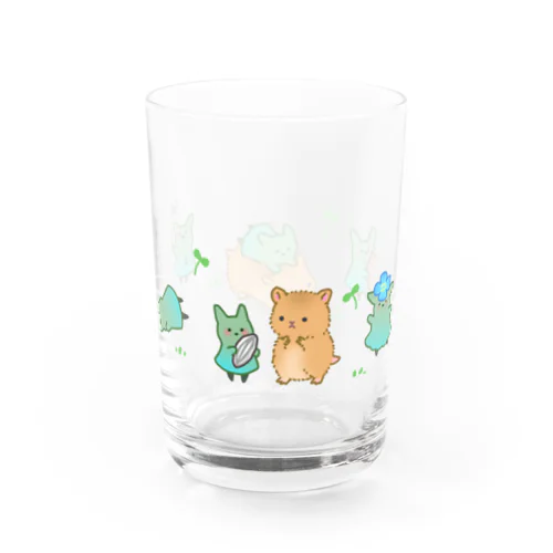 ププとポコ Water Glass