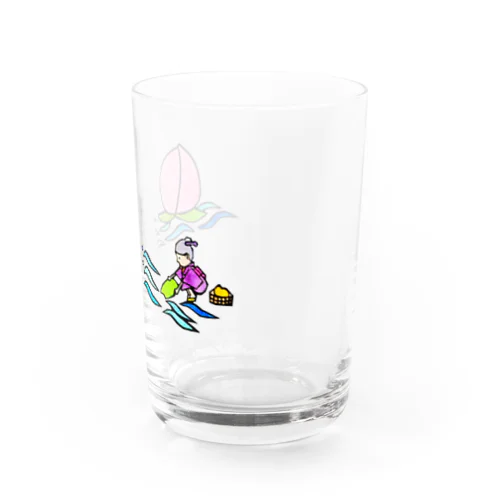 切り絵シリーズ【日本昔ばなし】桃太郎▶︎その１ Water Glass