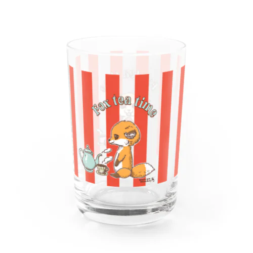 キツネのティータイム Water Glass