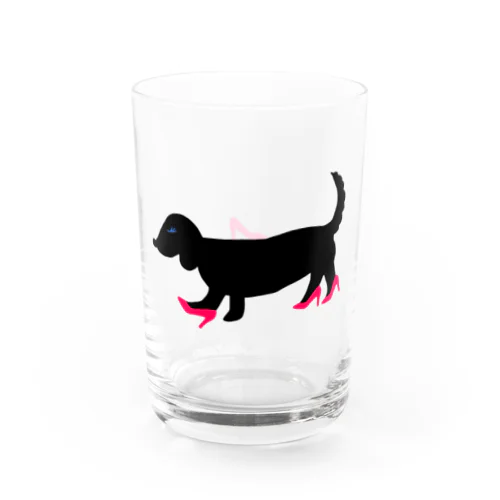 ハイヒールを履いた犬 Water Glass