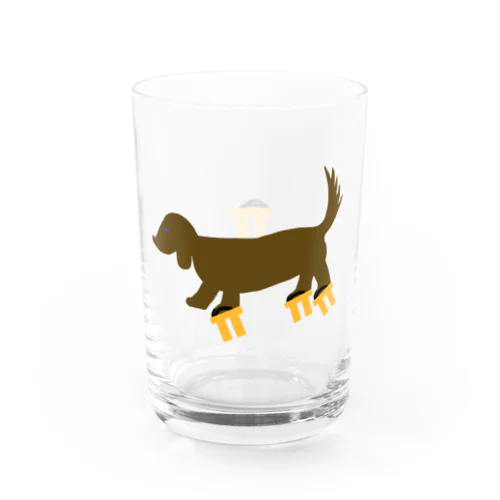 高下駄を履いた犬 Water Glass