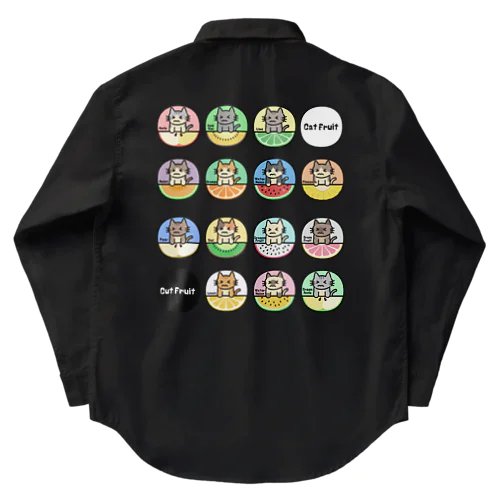 14Cats（フルーツ） Work Shirt