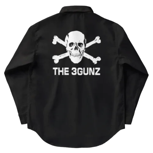 The3Gunz／ "Jolly Roger" ワークシャツ