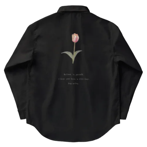 Sakura Peach Tulip . Work Shirt