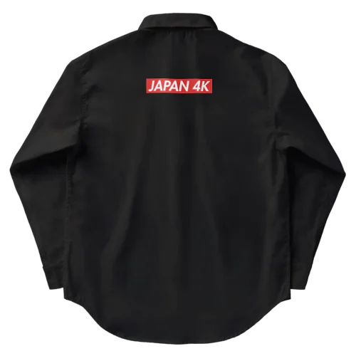 JAPAN 4K ロゴアイテム ワークシャツ