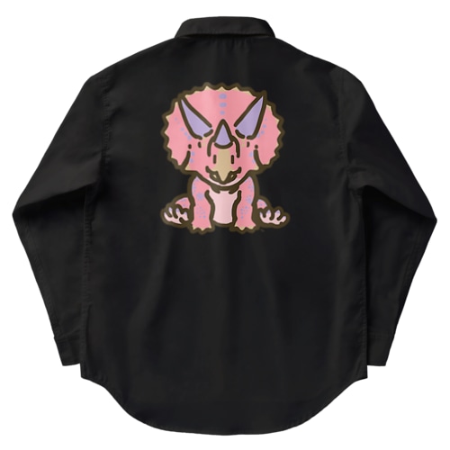 ホリドゥスちゃん（ゆるトリケラトプス ） Work Shirt
