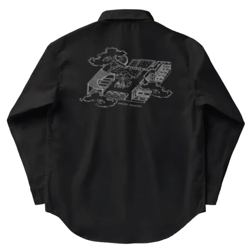 お風呂天国（ホワイト） Work Shirt