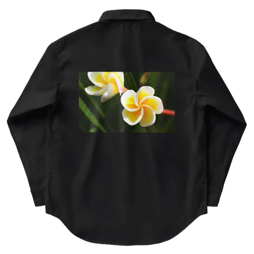 Flower of the Heart　プルメリア Work Shirt