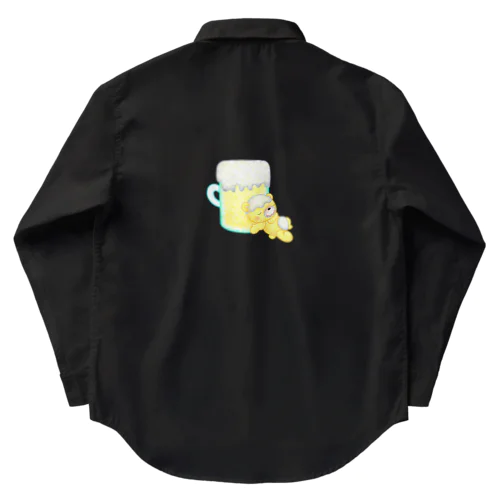 ドリンクマ　ビールクマ Work Shirt