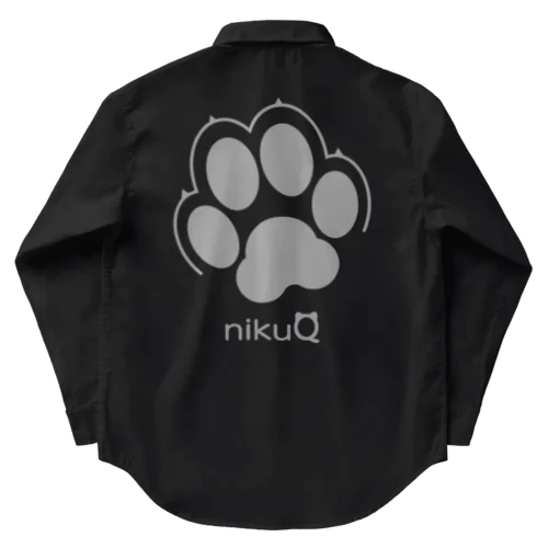 肉球をモチーフにしたオリジナルブランド「nikuQ」（犬タイプ）です Work Shirt