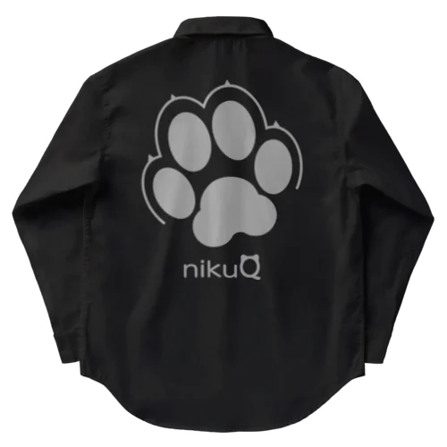 肉球をモチーフにしたオリジナルブランド「nikuQ」（犬タイプ）です ワークシャツ