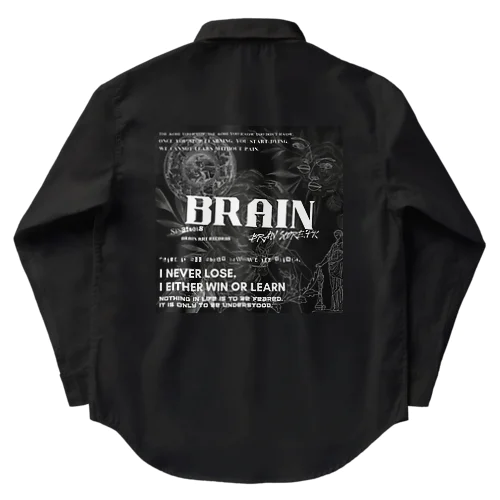 BRAIN ART RECORDS 2023 A/W WEB SHOP limited Product ワークシャツ