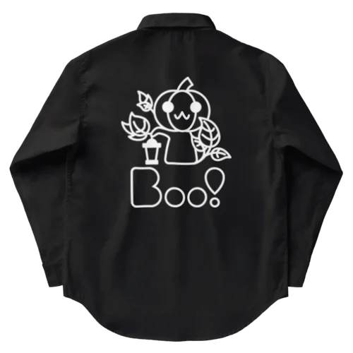 Boo!(ジャックオーランタン) Work Shirt