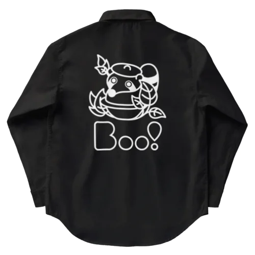 Boo!(ぶんぶくちゃがま) Work Shirt