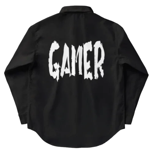 GAMER(白) Work Shirt