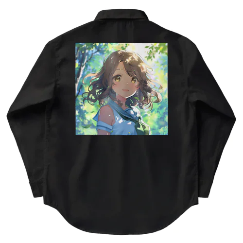 セーラー服の可愛い女の子　Tomoe bb 2712 ワークシャツ