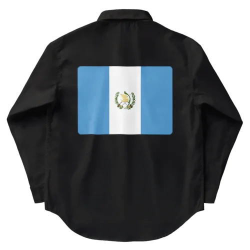 グアテマラの国旗 ワークシャツ
