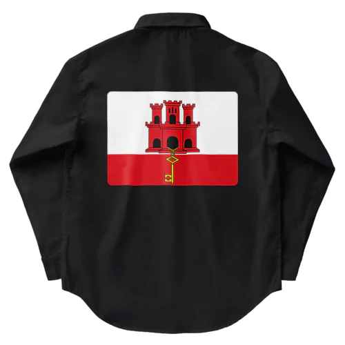 ジブラルタルの旗 ワークシャツ