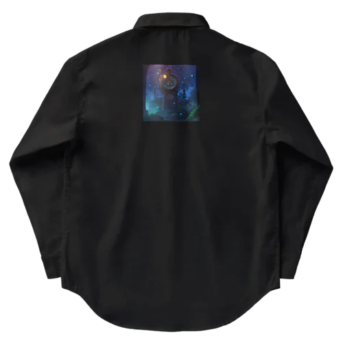 夢幻的な時計塔 Work Shirt