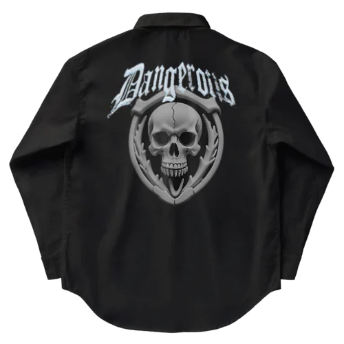 SKULL BIKER-05 Work Shirt