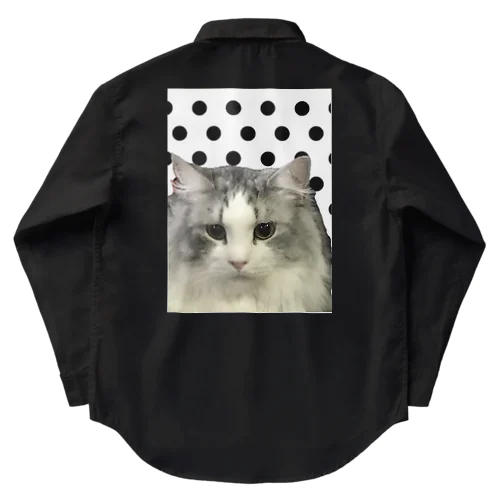 のわのねこ（れお） Work Shirt