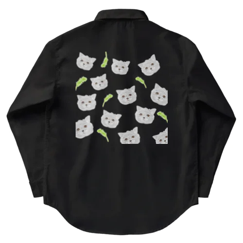 じゃらし猫🐱 Work Shirt