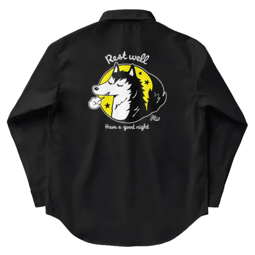 お疲れさまオオカミ（濃色用） Work Shirt